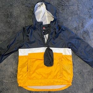 Southpole Youth Boys Windbreaker. Size: L (14/16)- Navy, White, and Yellow. NWT